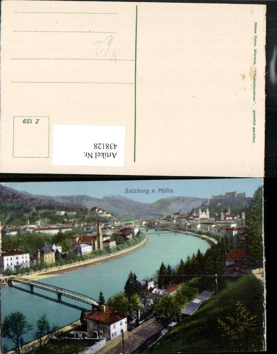 438128,Salzburg Totale von Mülln pub Ottmar Zieher 129