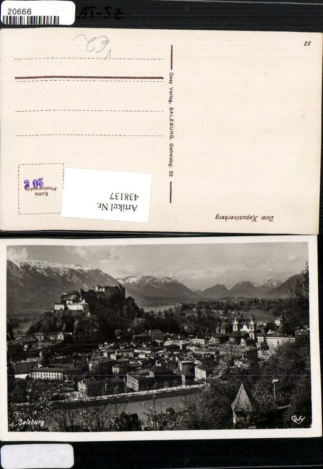438137,Salzburg Totale vom Kapuzinerberg Bergkulisse pub Cosy