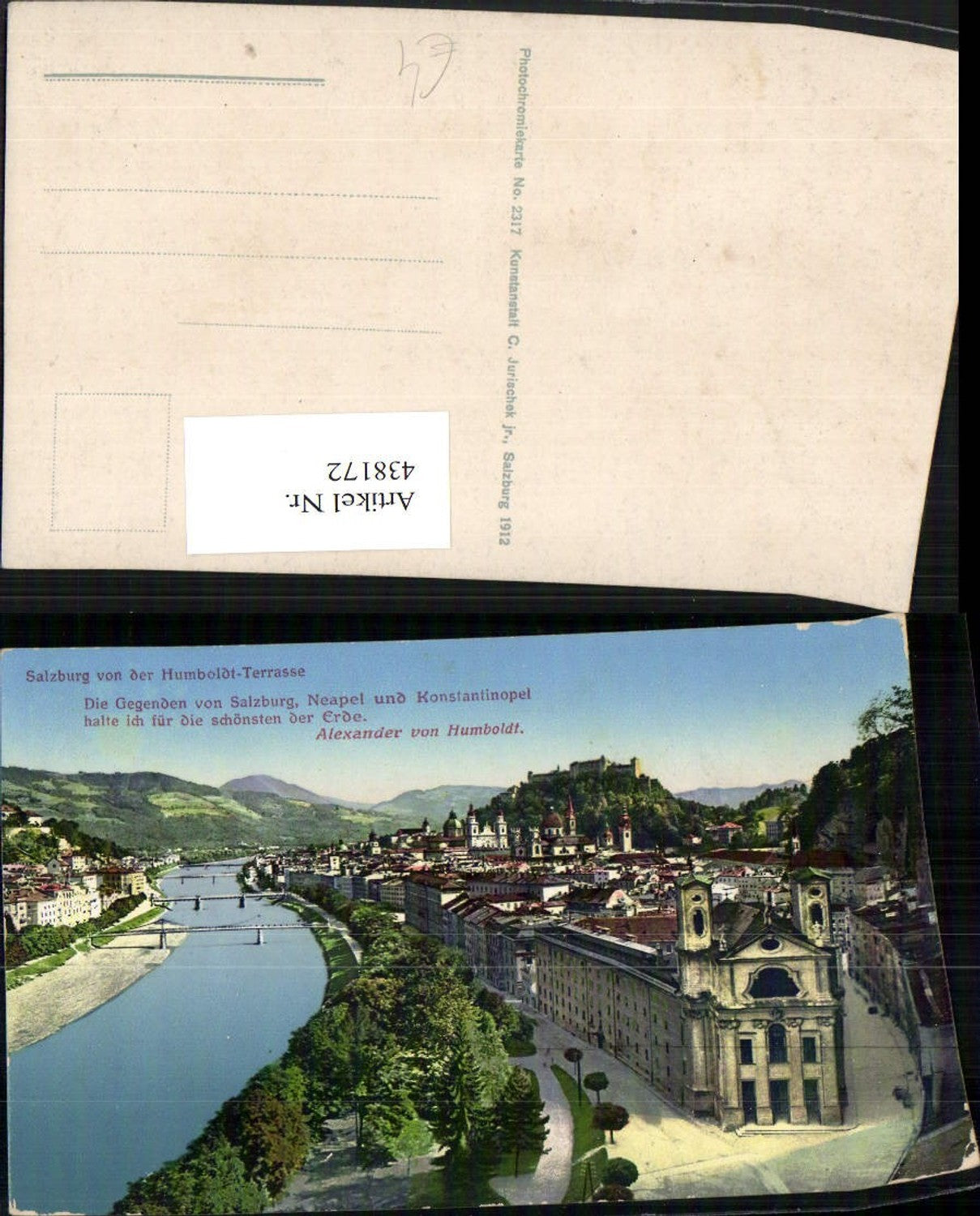 438172,Salzburg Totale von d. Humboldt-Terrasse