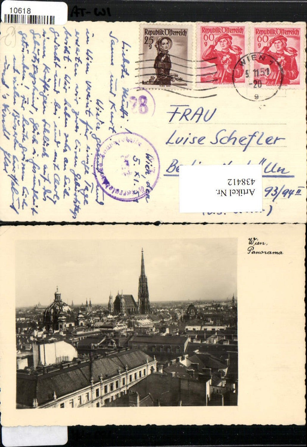 Alte Ansichtskarte – Old Postcard
