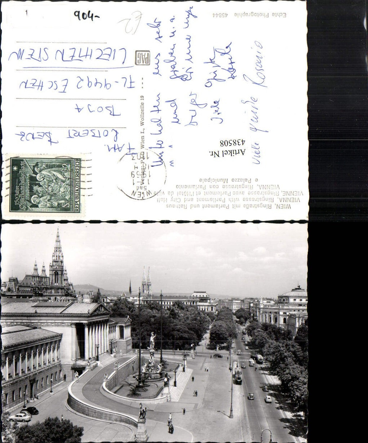 Alte Ansichtskarte – Old Postcard