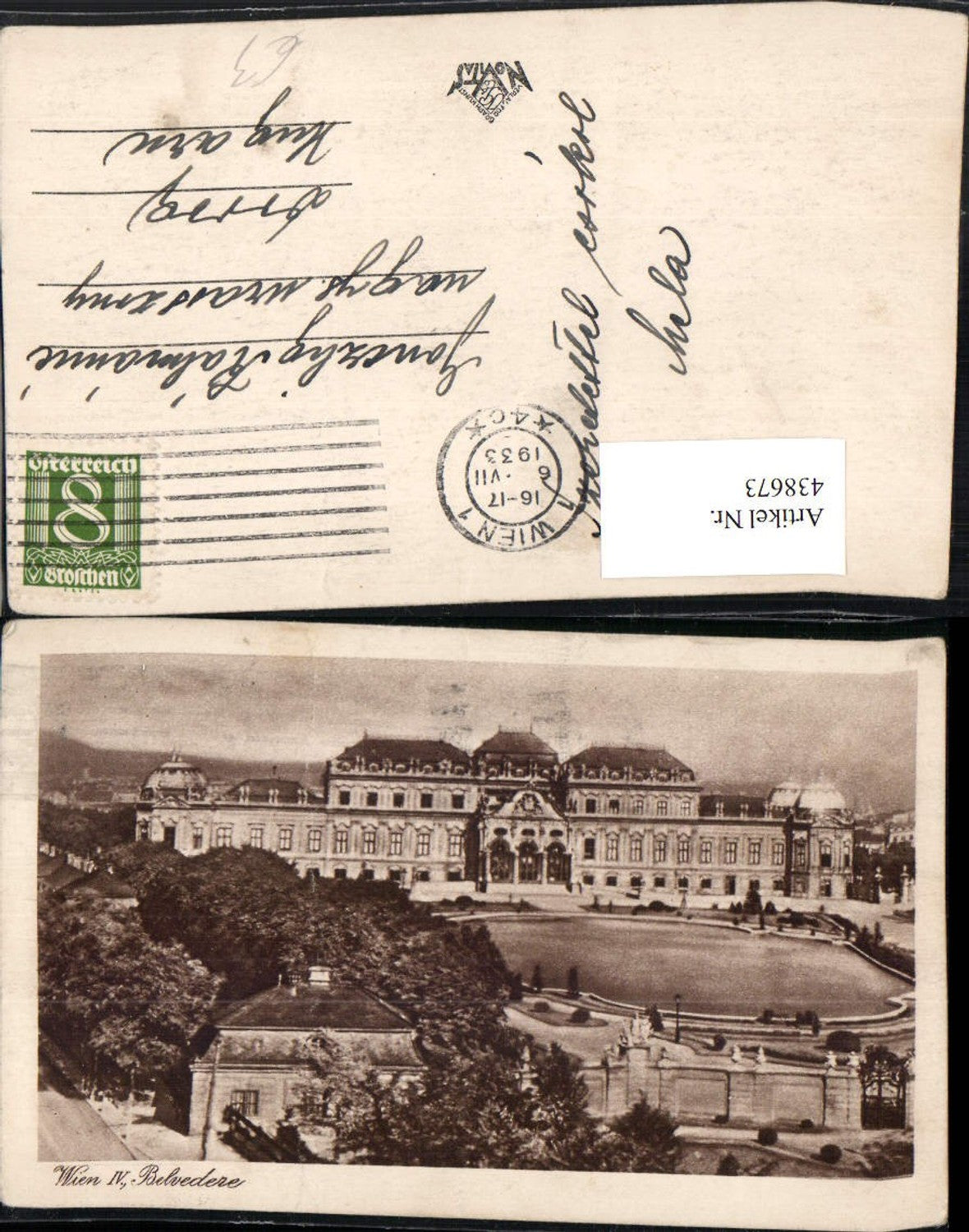 Alte Ansichtskarte – Old Postcard