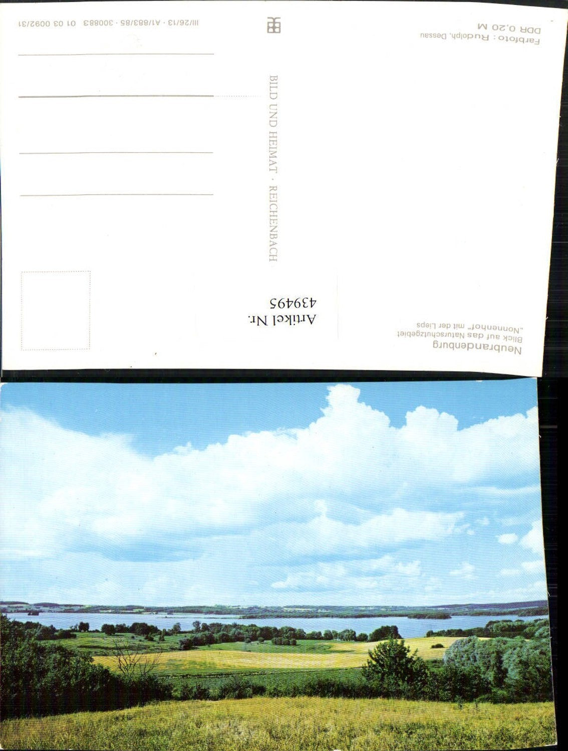 439495,Neubrandenburg Naturschutzgebiet Nonnenhof pub VEB