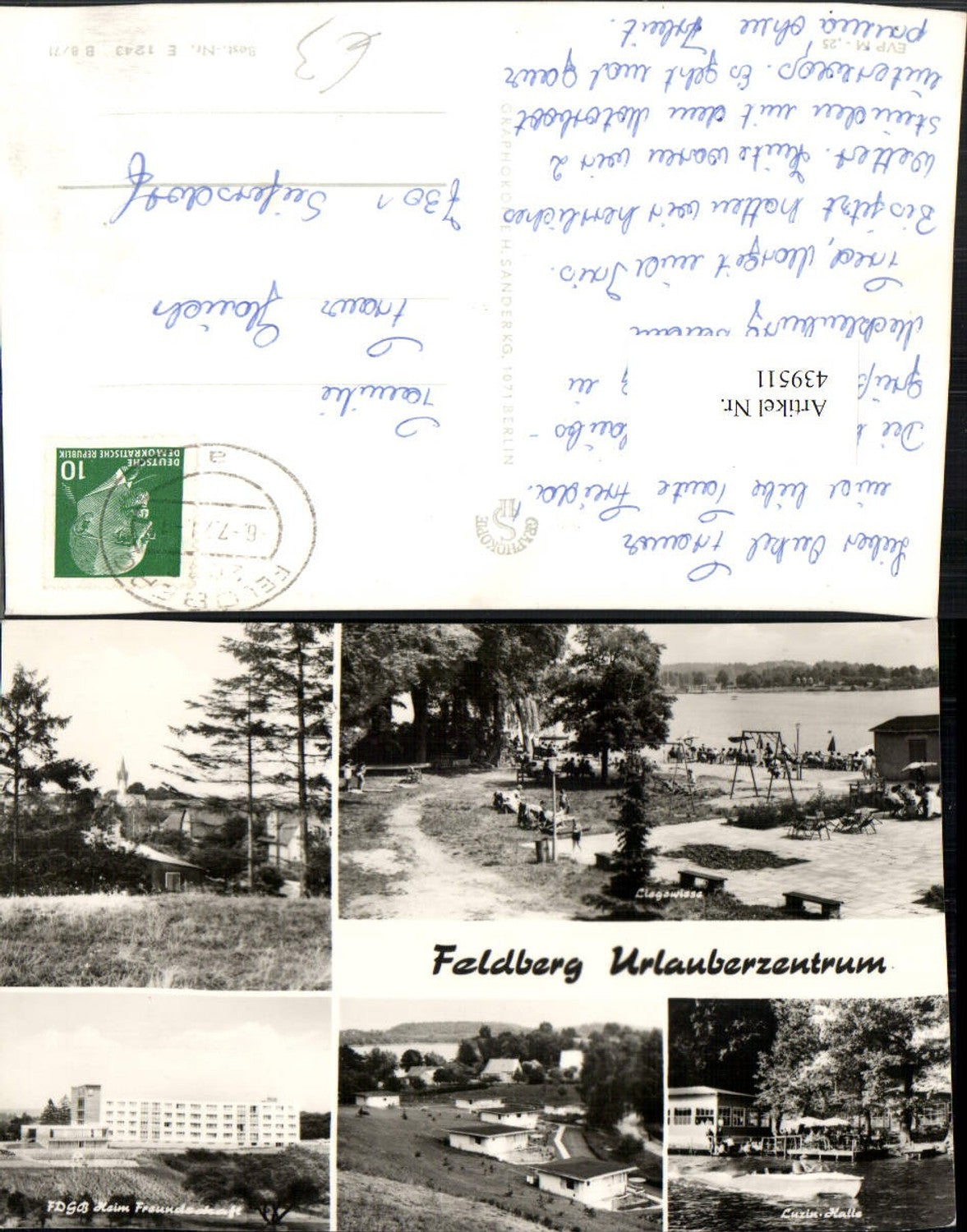 439511,Feldberg Urlauberzentrum Liegewiese Boot Mehrbildkarte