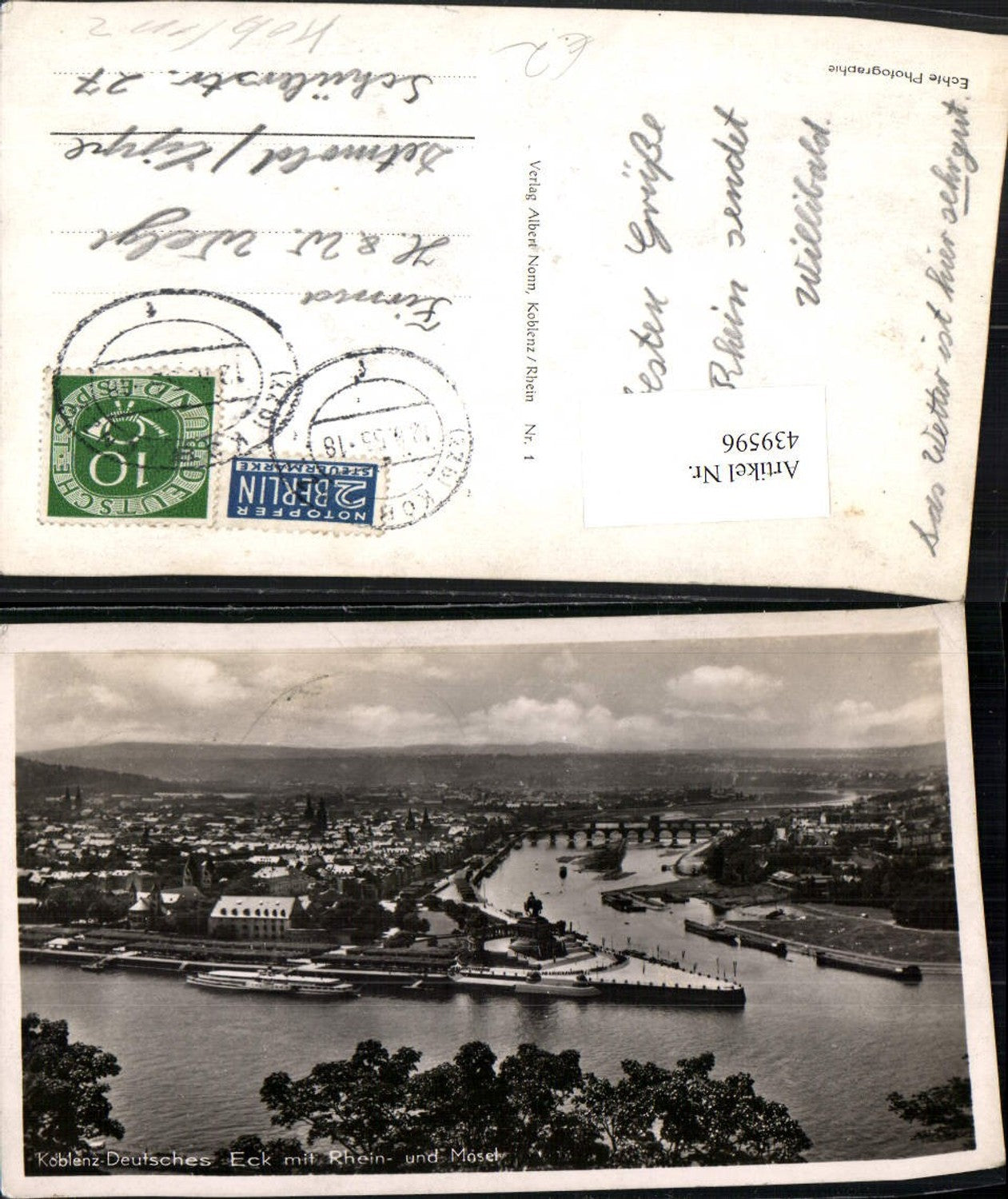439596,Koblenz am Rhein Totale Deutsches Eck
