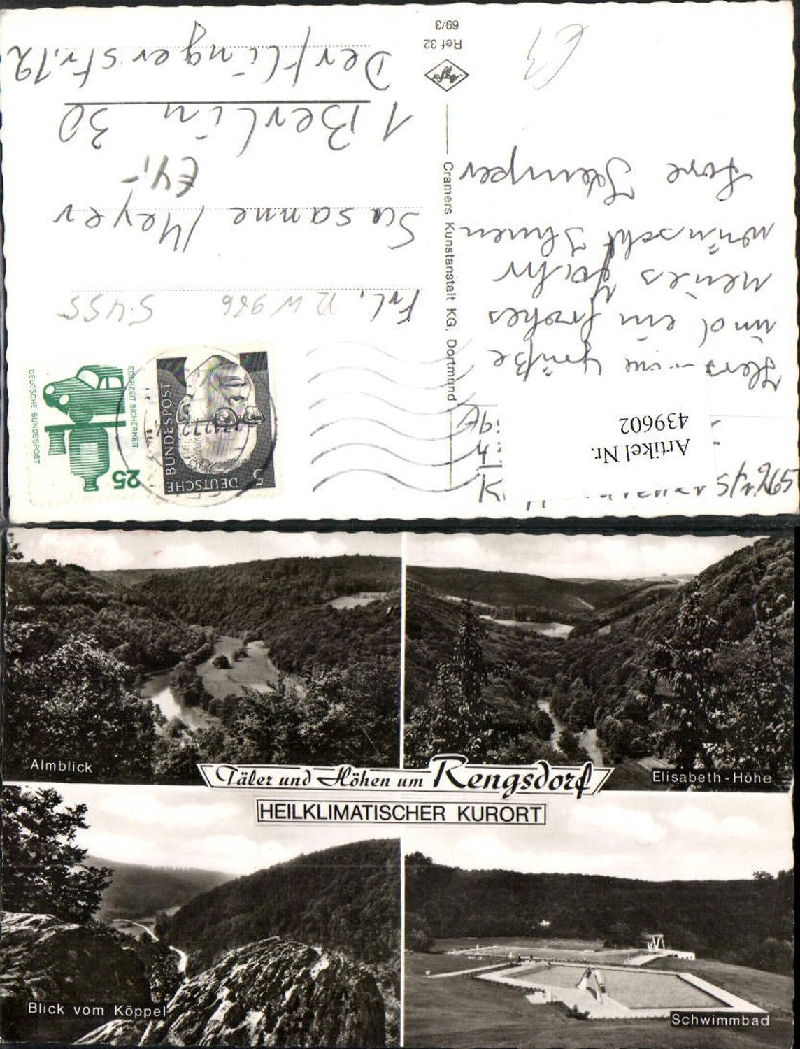 439602,Rengsdorf Schwimmbad Almblick Mehrbildkarte