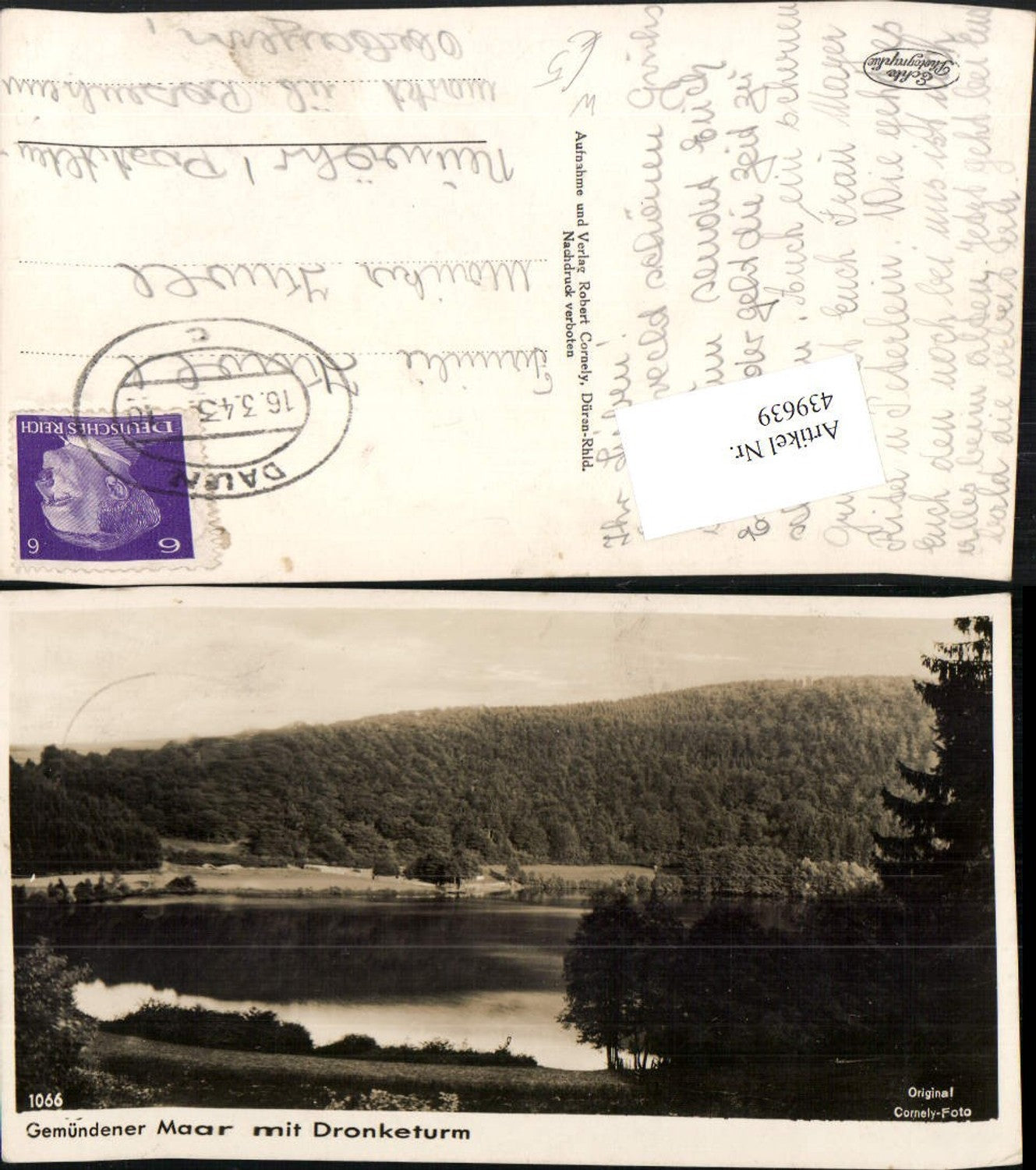439639,Gemündener Maar b. Daun in d. Eifel m. Dronketrum