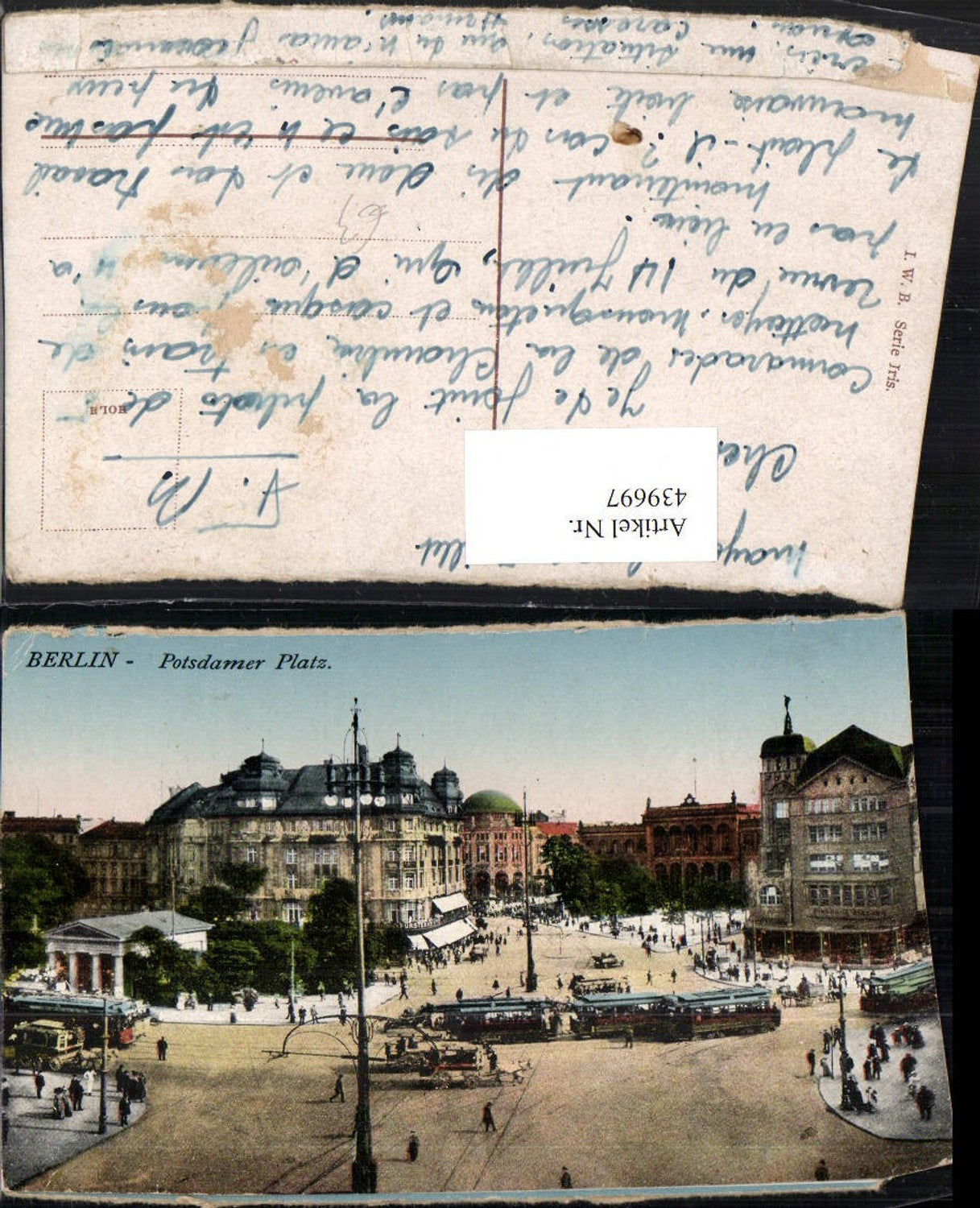 439697,Berlin Potsdamer Platz Straßenbahnen