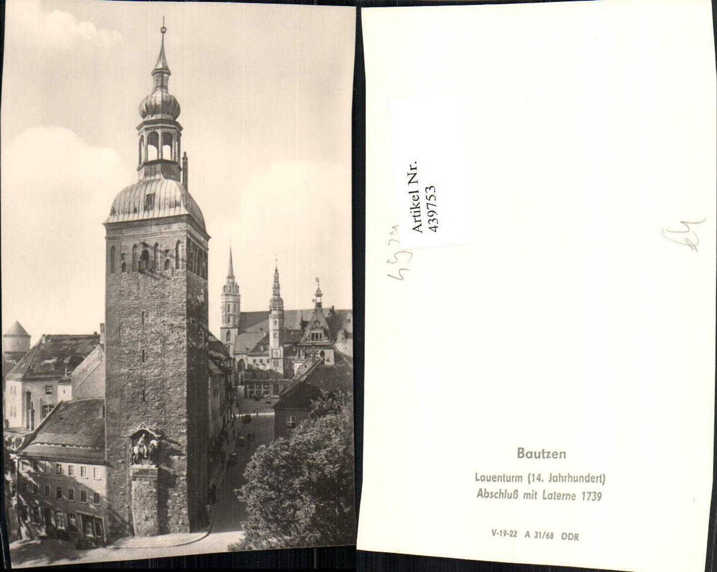 439753,Bautzen Lauenturm Turm