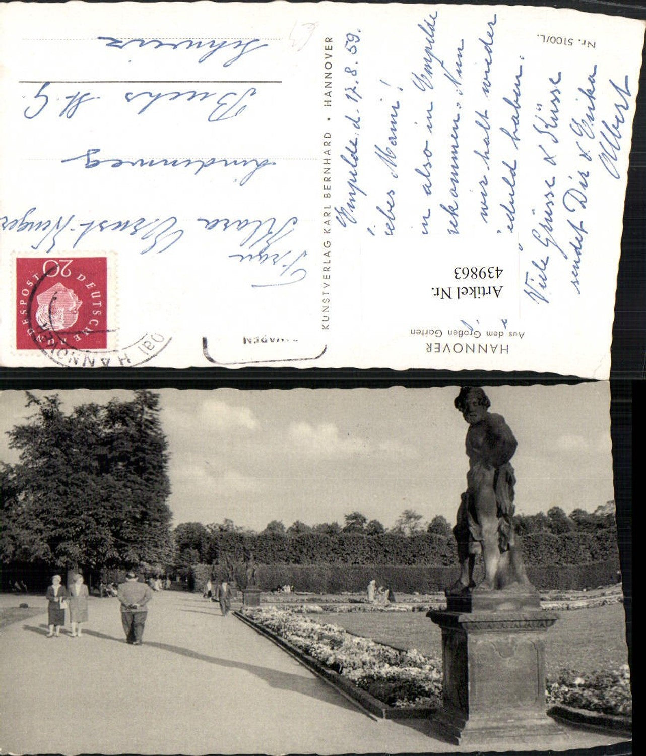 439863,Hannover Großer Garten Statue