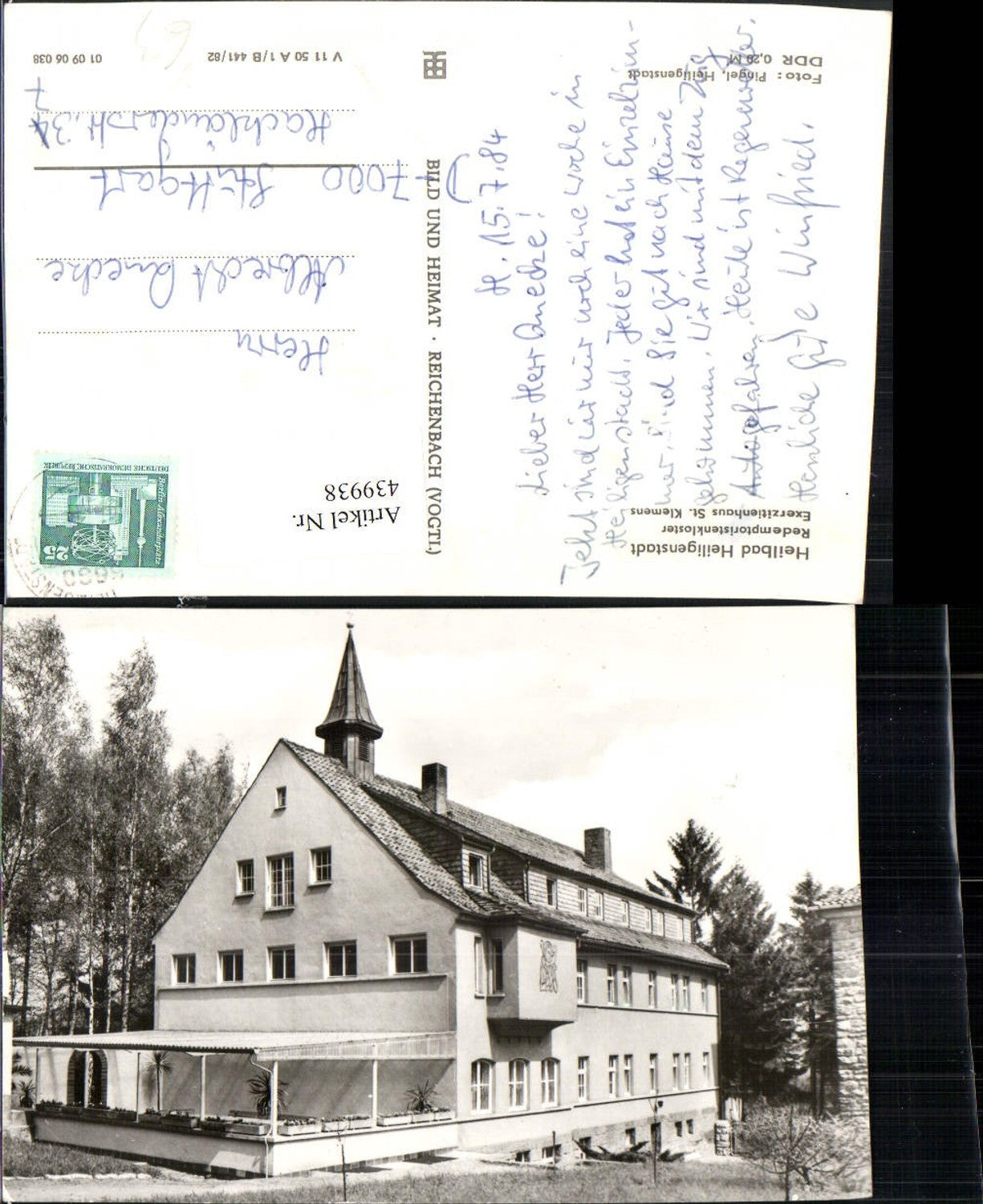 439938,Bad Heiligenstadt Redemptoristenkloster Exerzitienhaus St. Klemens pub VEB
