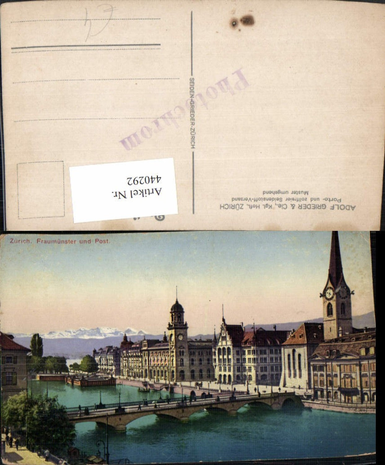Alte Ansichtskarte – Old Postcard