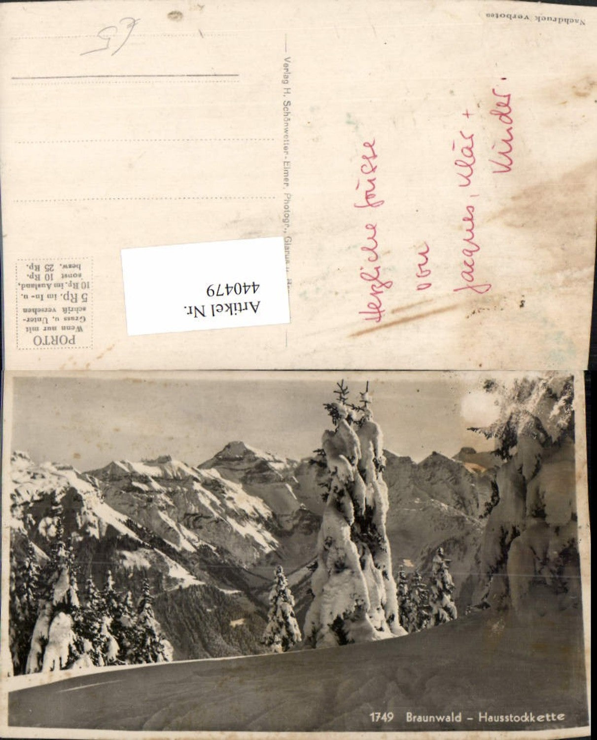 Alte Ansichtskarte – Old Postcard