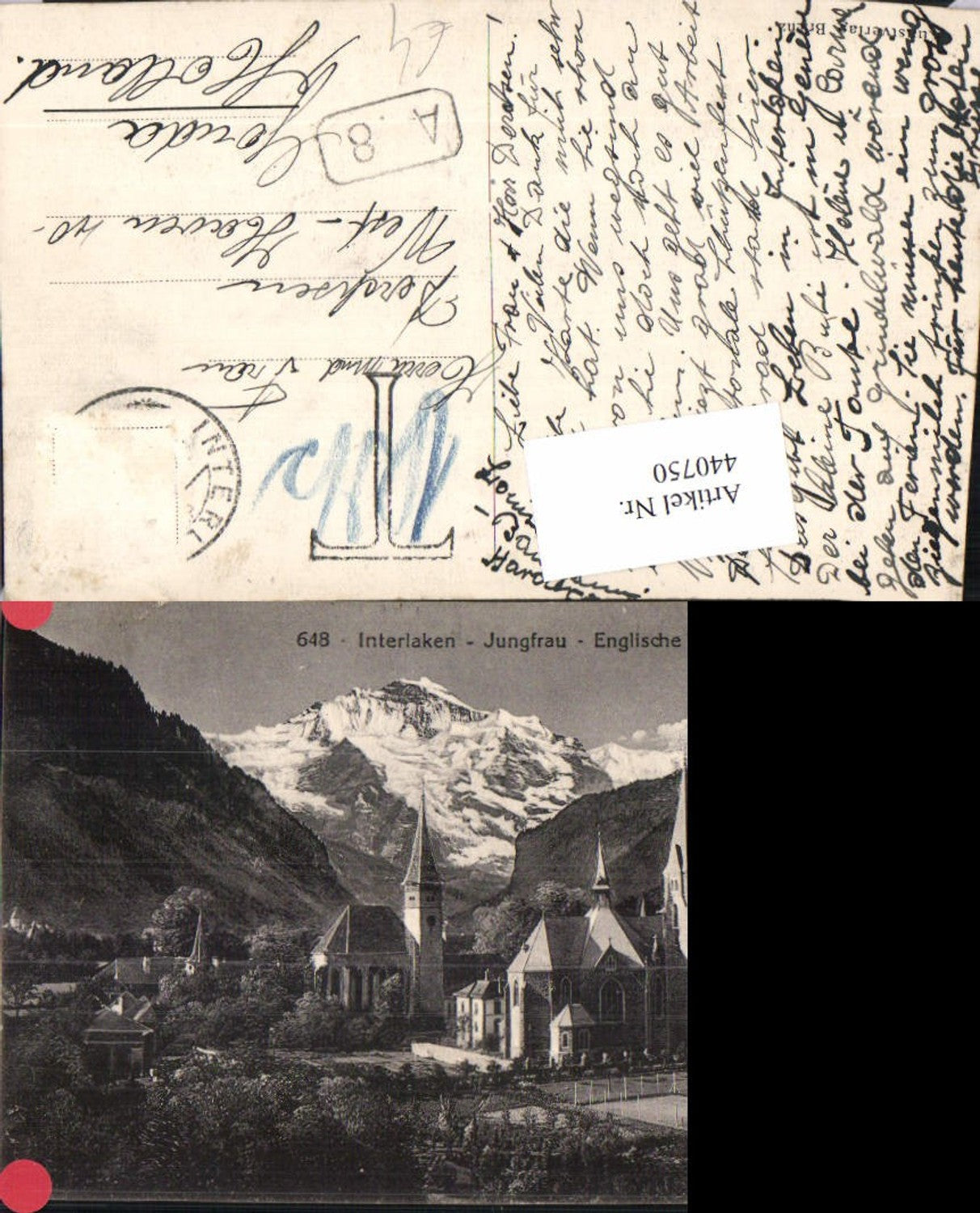 Alte Ansichtskarte – Old Postcard