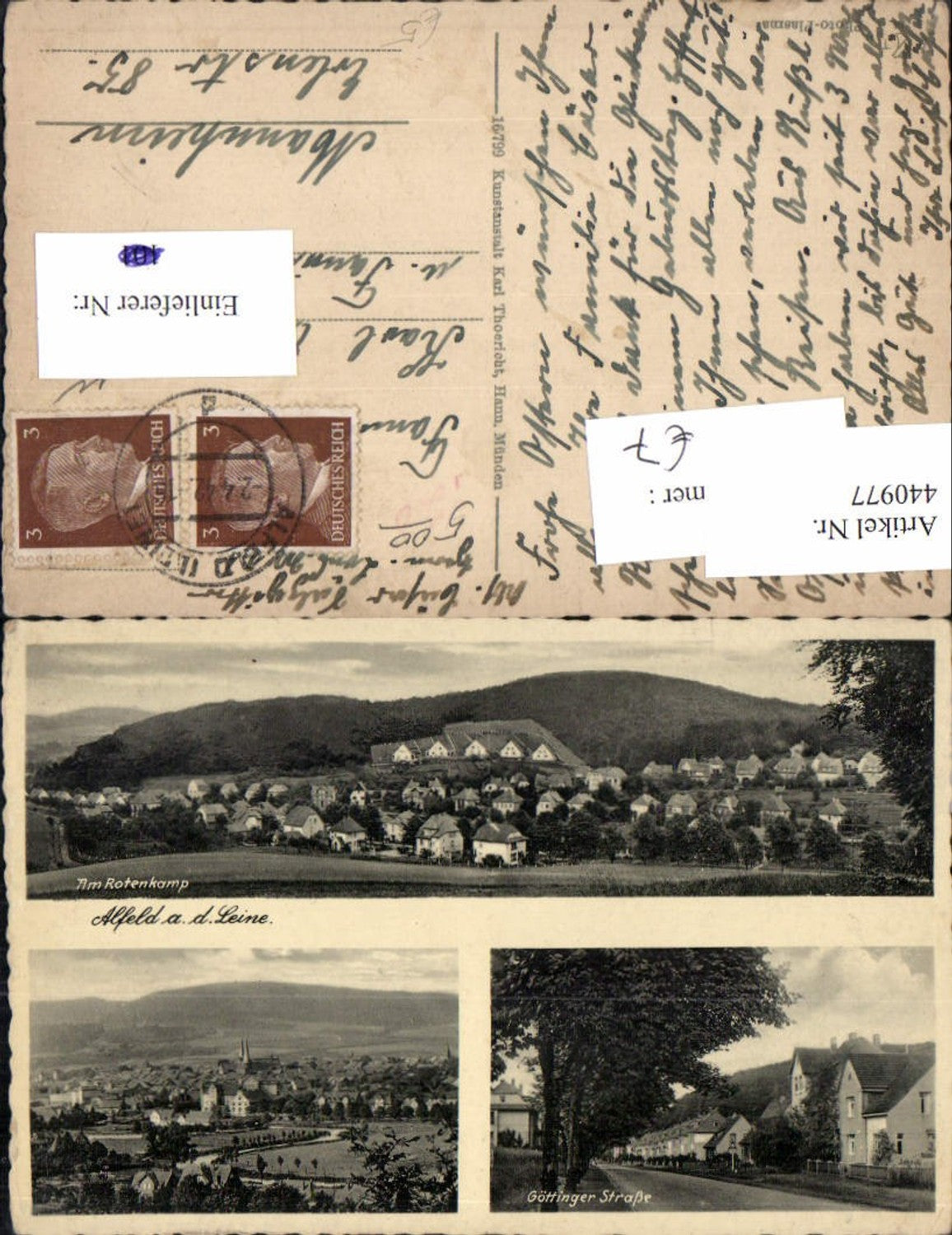 440977,Alfeld an d. Leine Totale Rotenkamp Göttinger Straße Mehrbildkarte