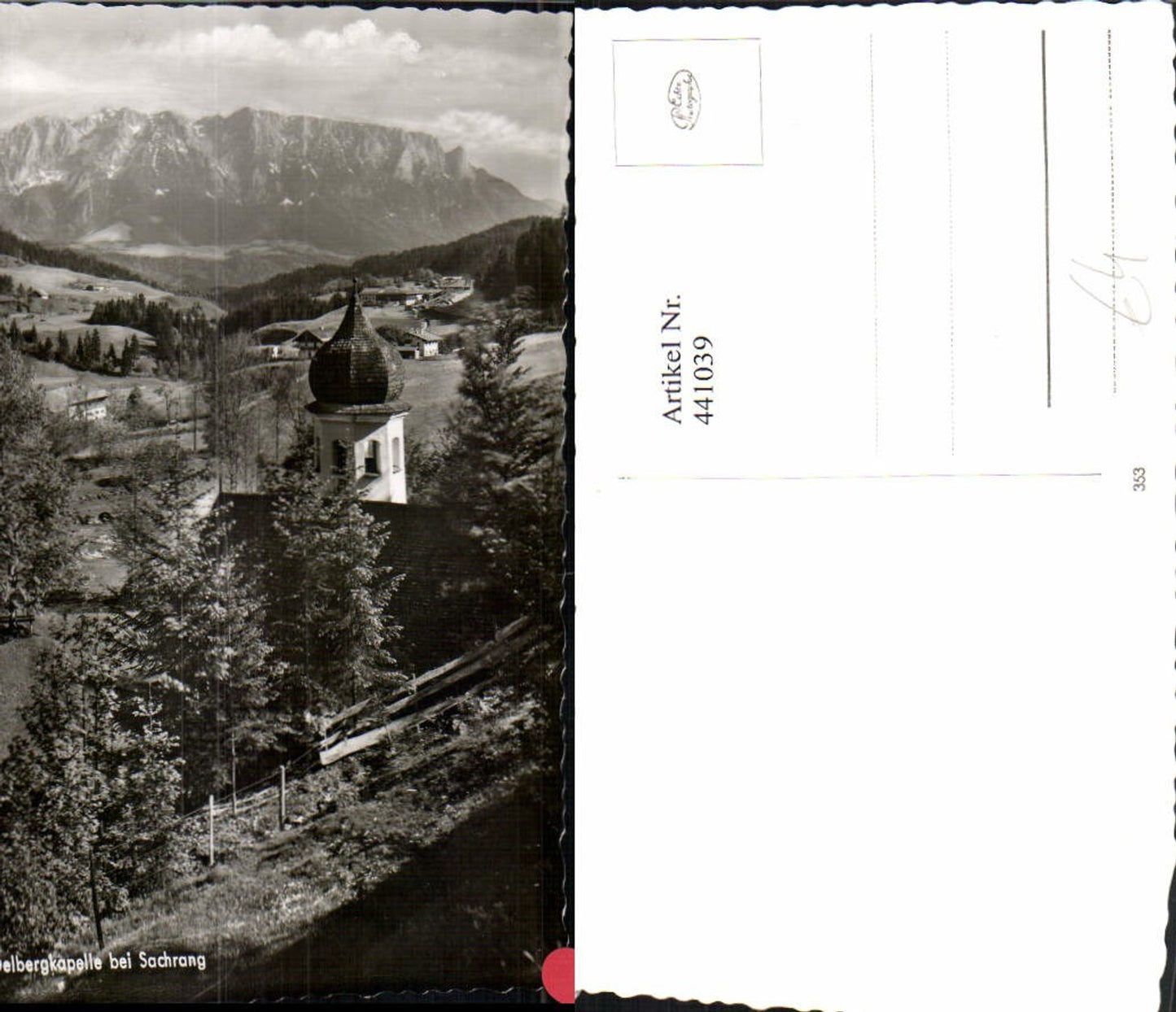 441039,Oelbergkapelle Kapelle b. Sachrang Bergkulisse