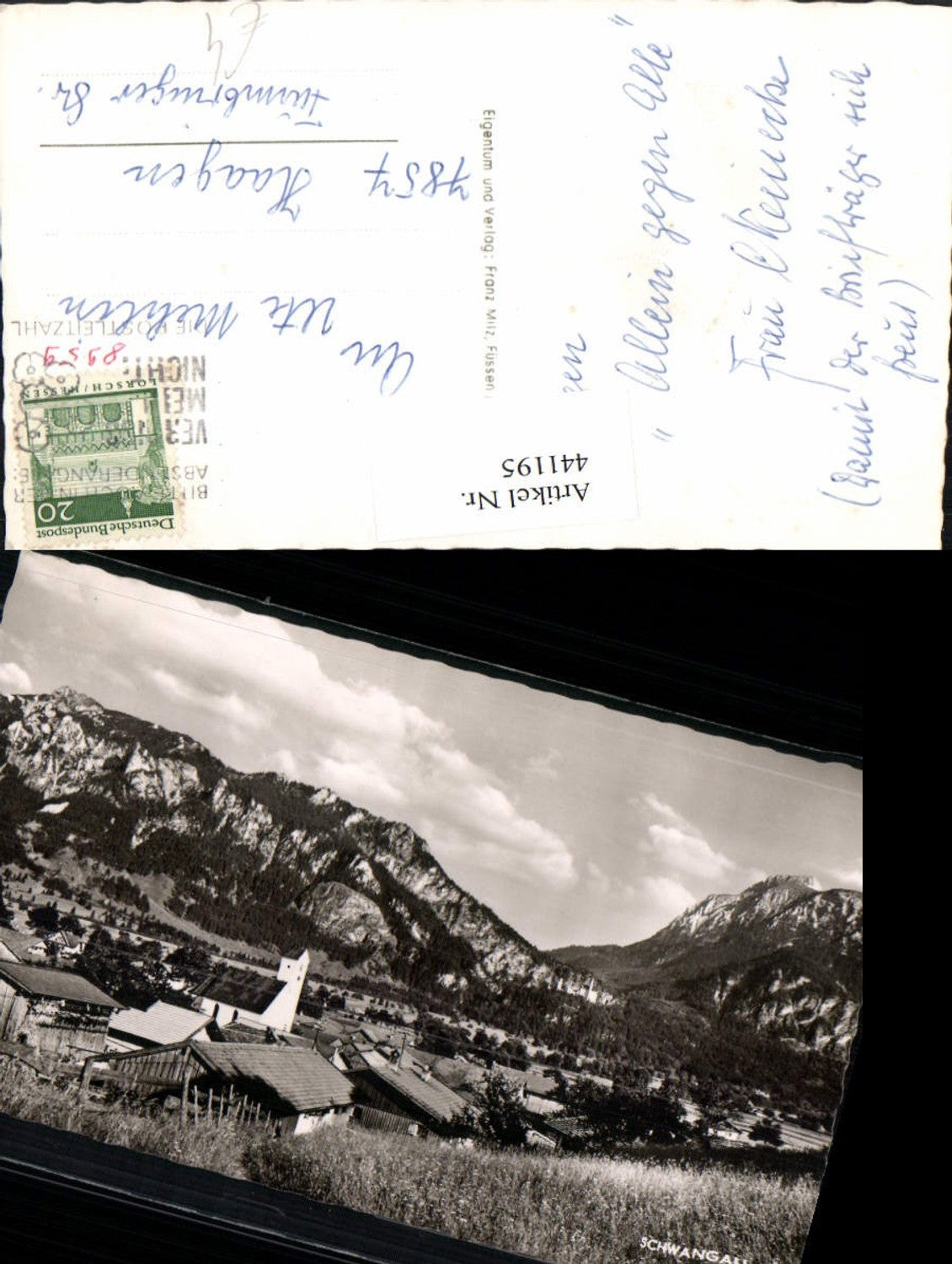 441195, Schwangau Total mountain scenery