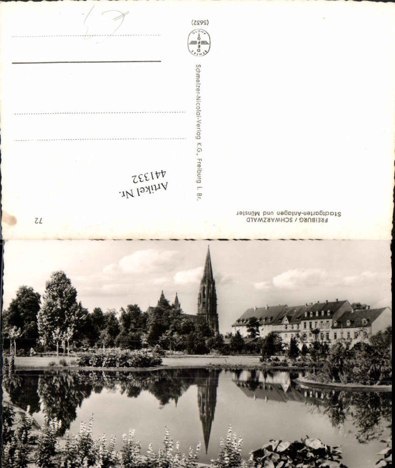 441332,Freiburg im Schwarzwald Stadtgarten-Anlagen u. Münster Kirche