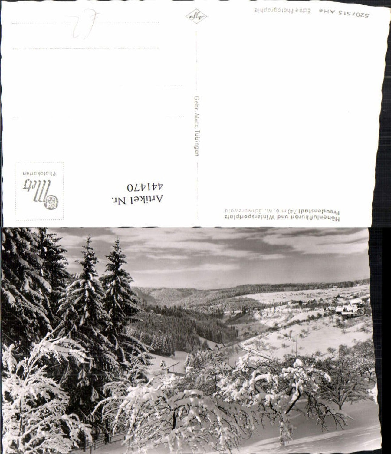 441470,Freudenstadt im Schwarzwald Teilansicht Winterbild