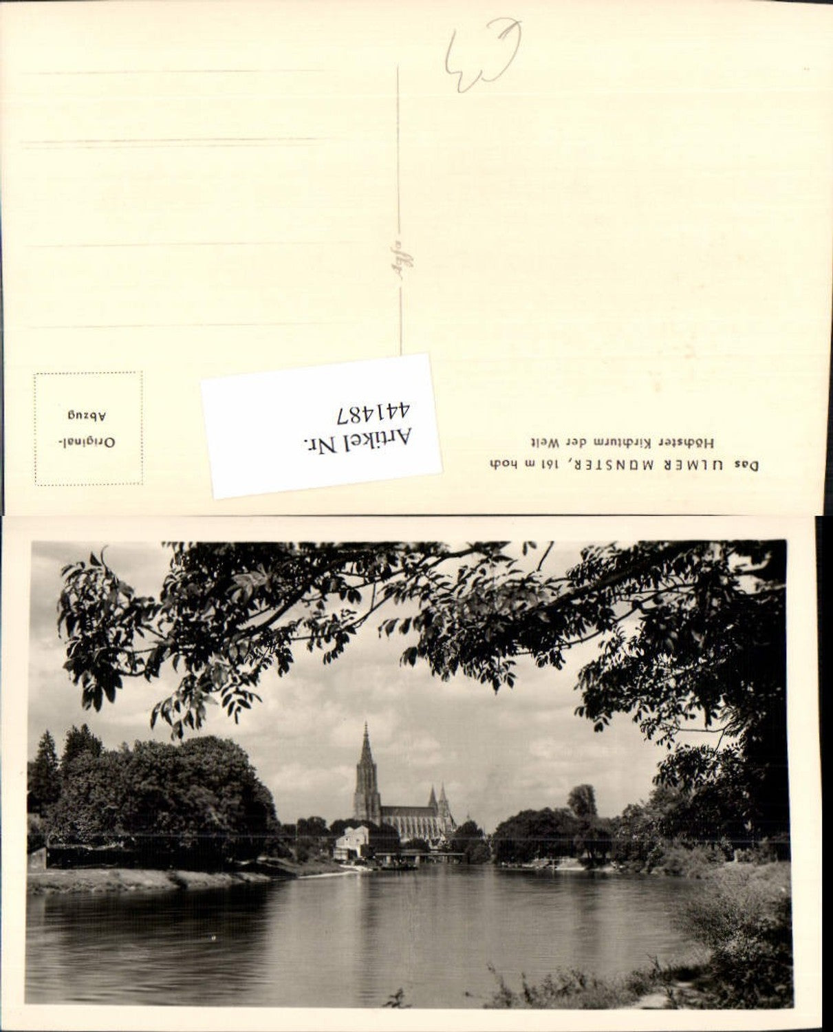 441487,Ulm an d. Donau Münster Kirche