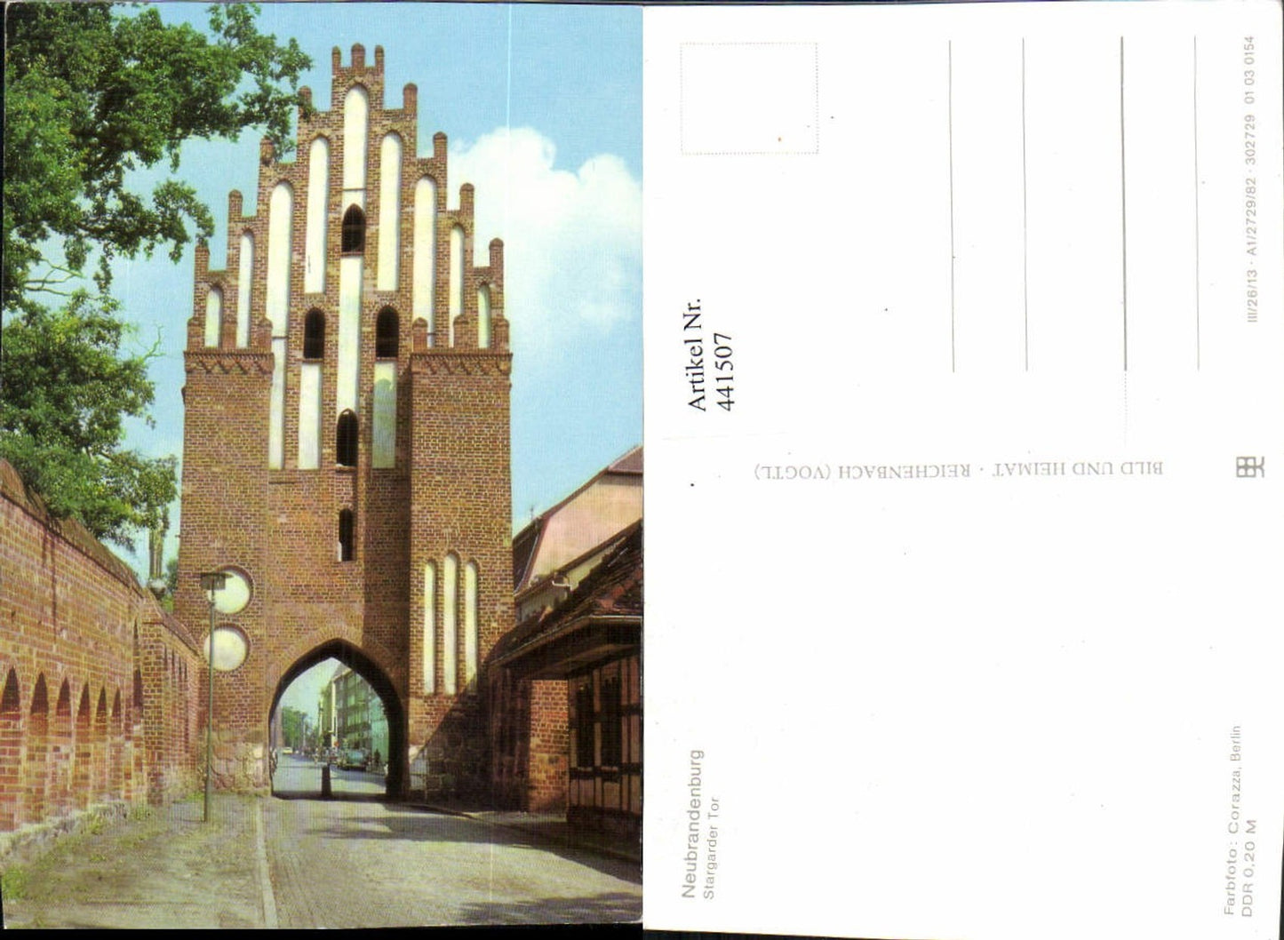 441507,Neubrandenburg Stargarder Tor Straßenansicht pub VEB