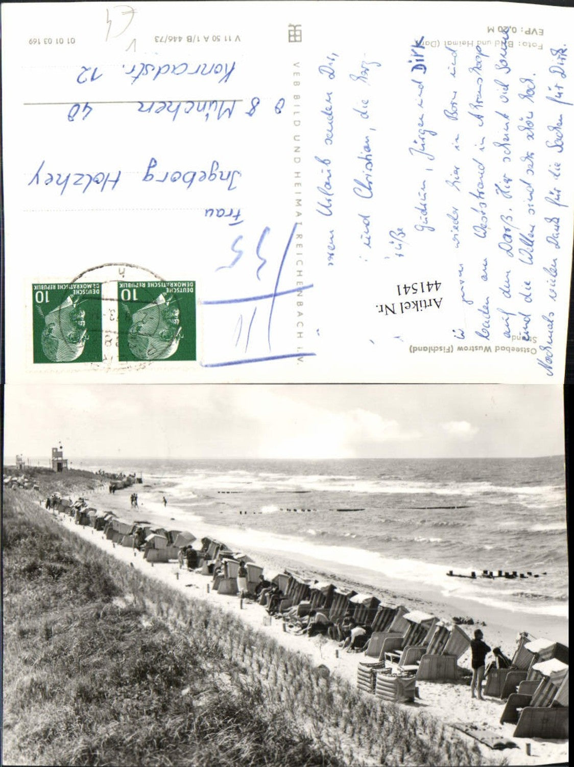 441541,Fischland Wustrow Strand Strandleben pub VEB