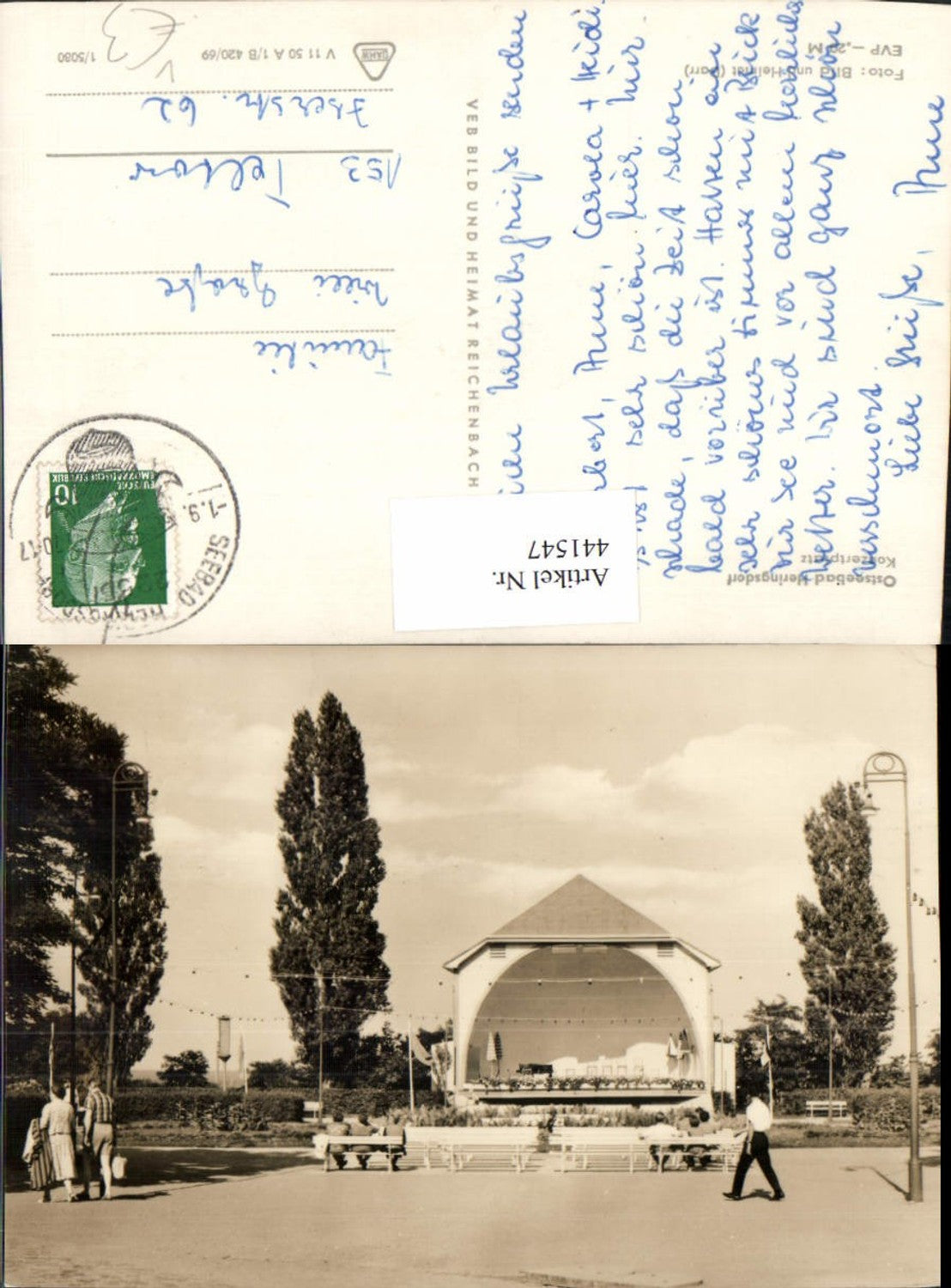 441547,Heringsdorf Konzertplatz Konzertpavillon pub VEB