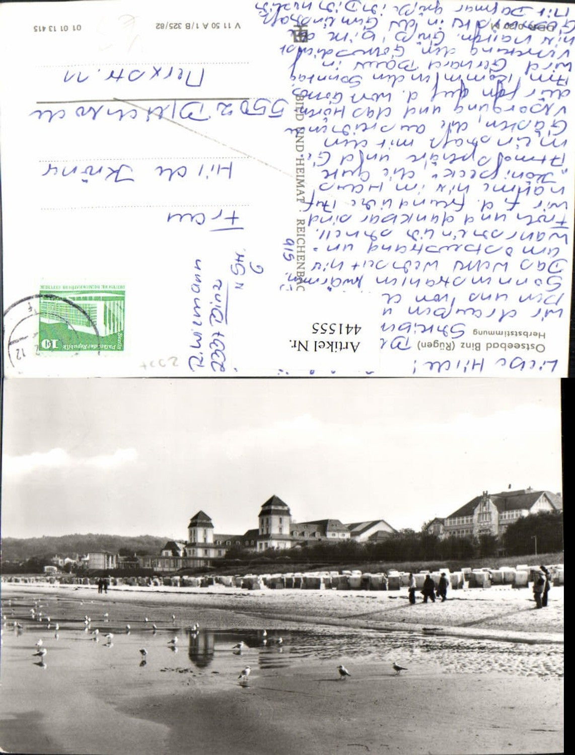 441555,Ostseebad Binz auf Rügen Strand Strandleben pub VEB