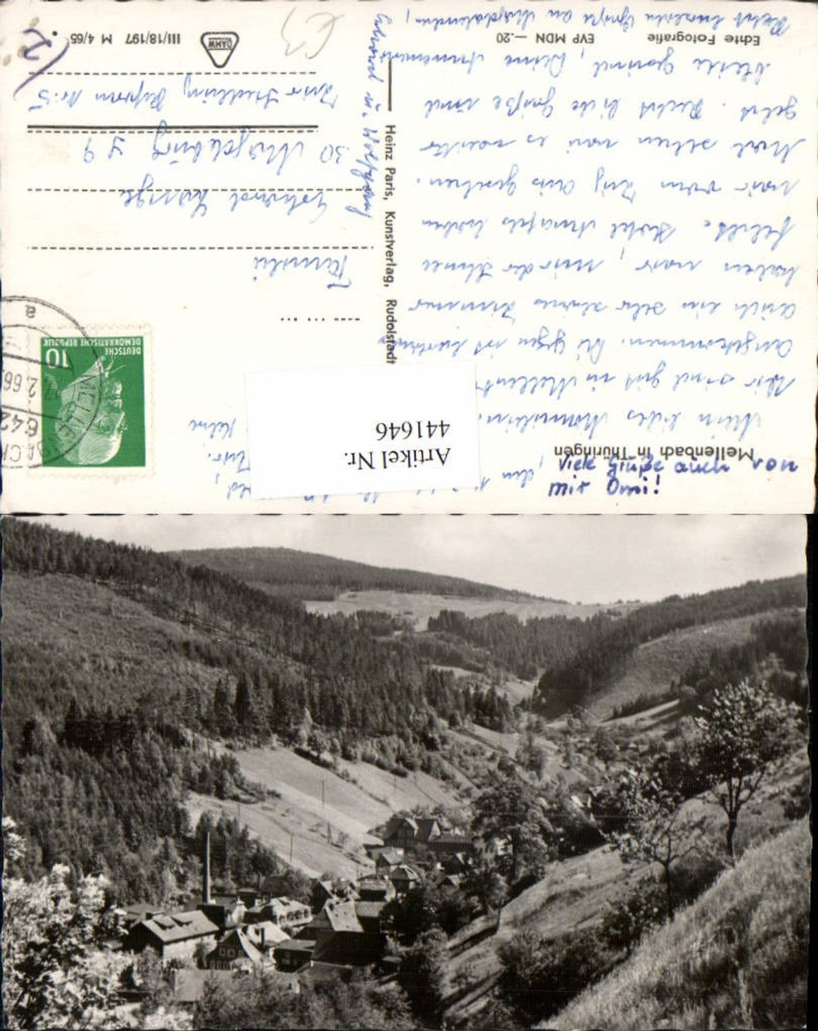 441646,Mellenbach in Thüringen Totale