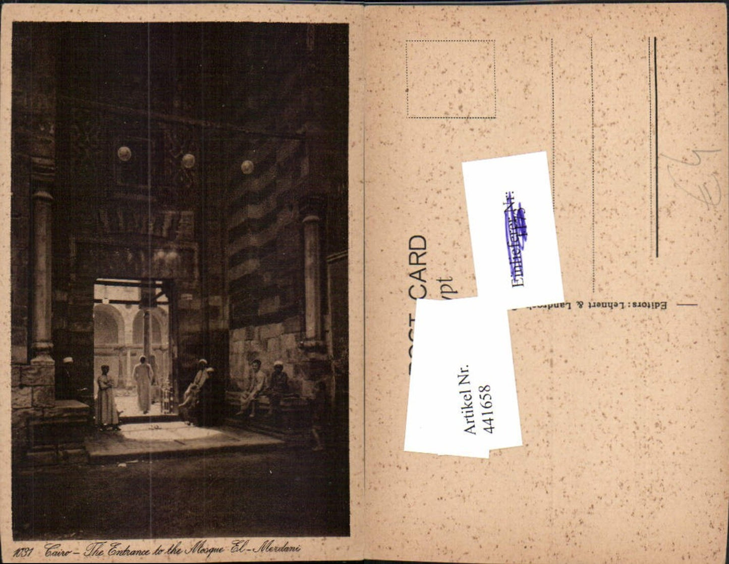 441658,Egypt Cairo Kairo Entrance to the Mosque El-Merdani Moschee