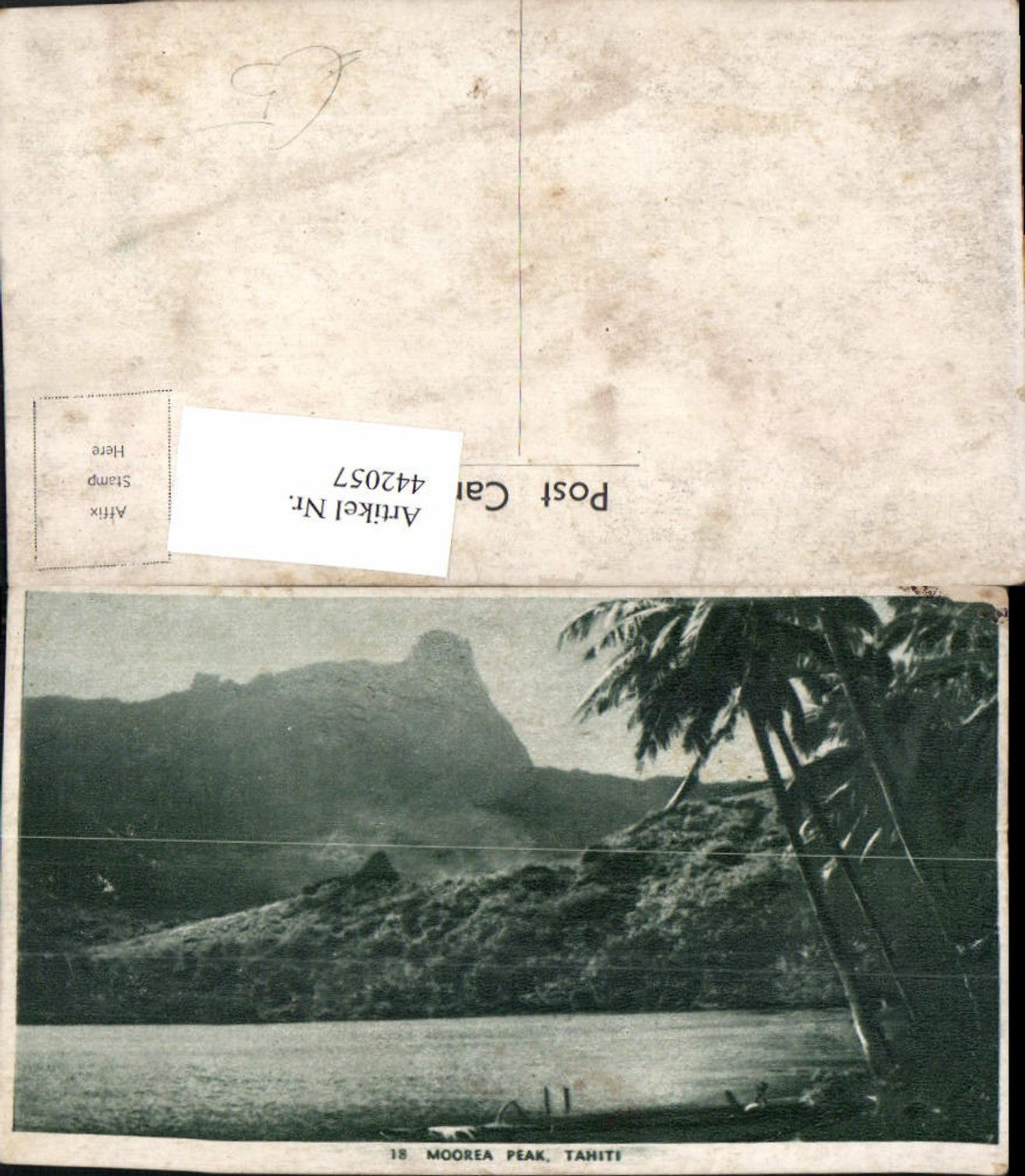 442057,Französisch-Polynesien Tahiti Moorea Peak Strand Partie