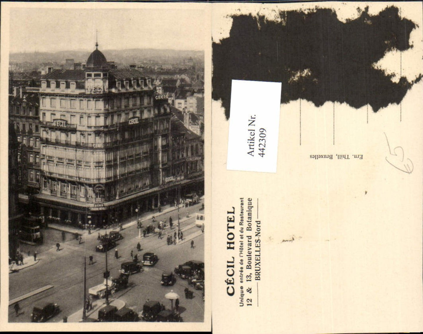 442309,Belgium Bruxelles Brüssel Cecil Hotel