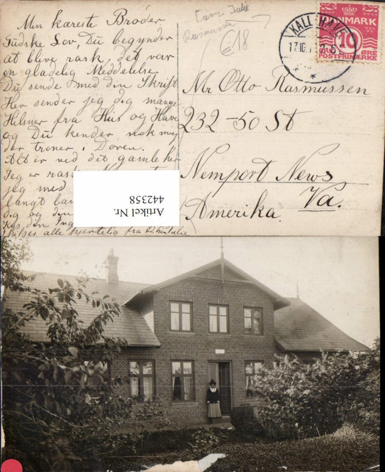 442358,Photo AK Denmark Kallehave Family Julie Rasmussen House