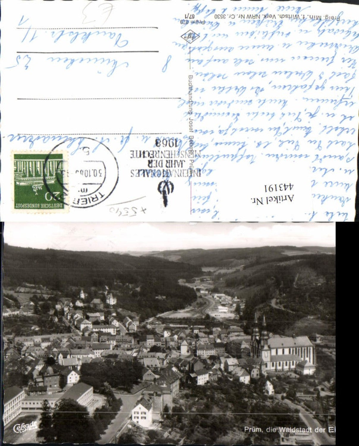 443191,Prüm in d. Eifel Totale