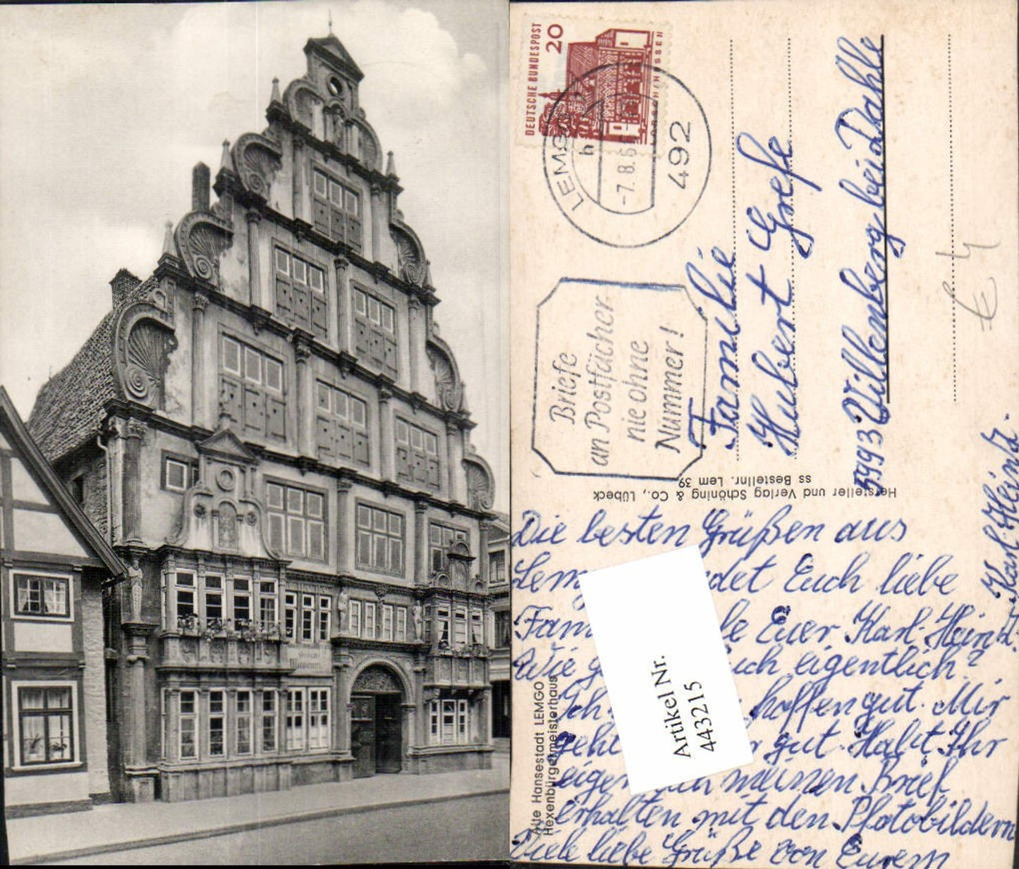 443215,Lemgo Hexenbürgermeisterhaus Gebäude