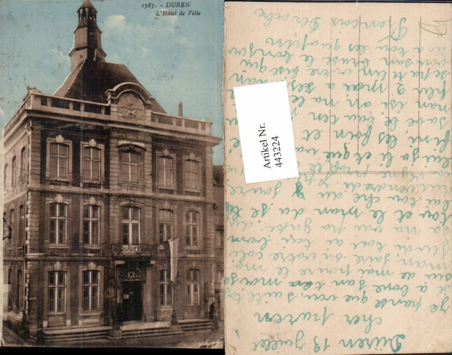 443224,Duren Düren Hotel de Ville Rathaus Gebäude