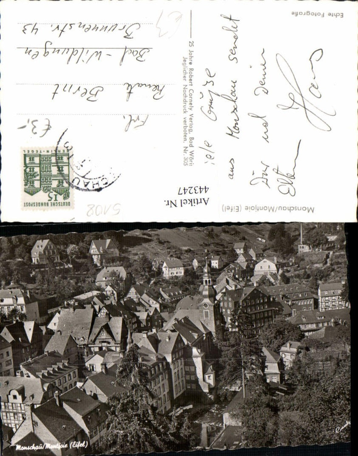 443247,Monschau in d. Eifel Totale