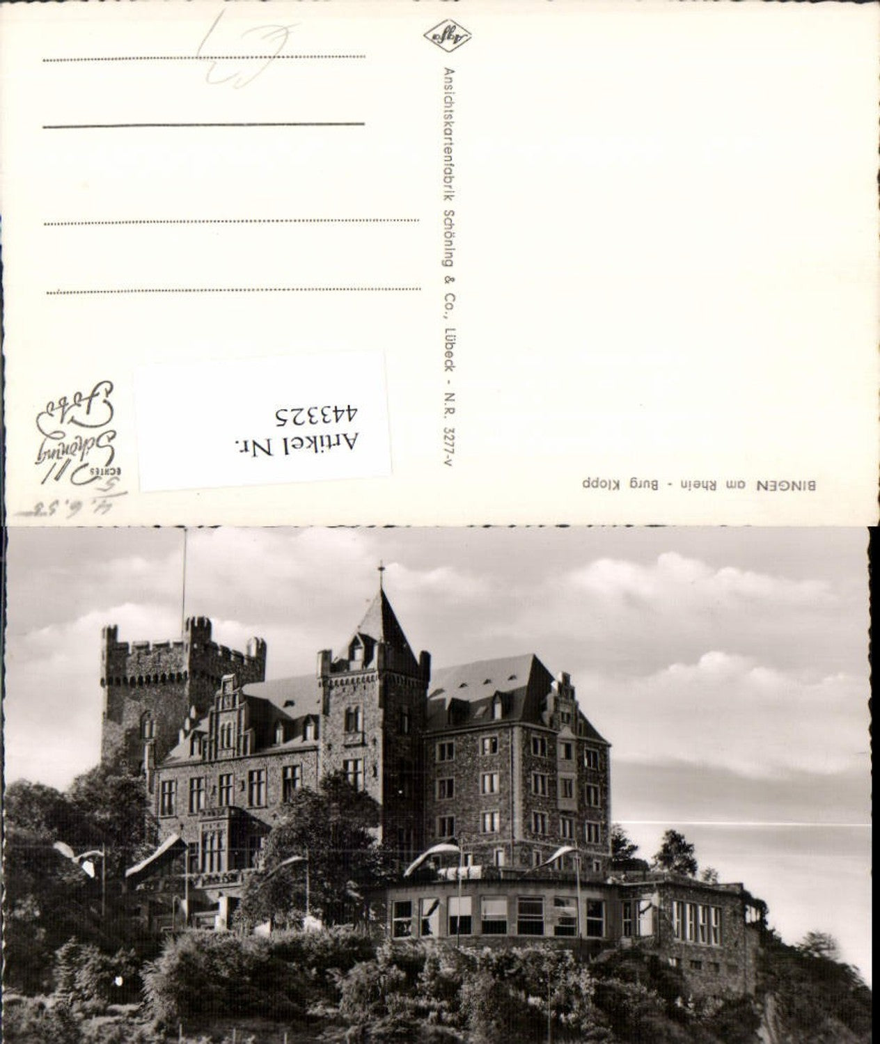 443325,Bingen am Rhein Burg Klopp