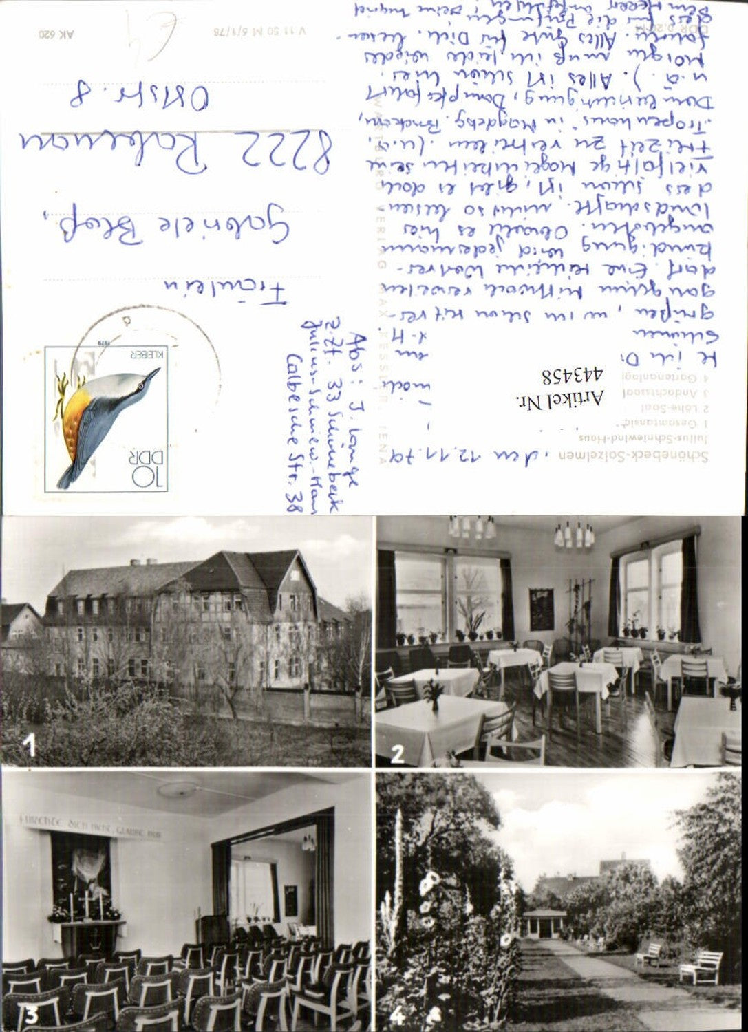 443458,Schönebeck-Salzelmen Julius-Schniewind-Haus Mehrbildkarte