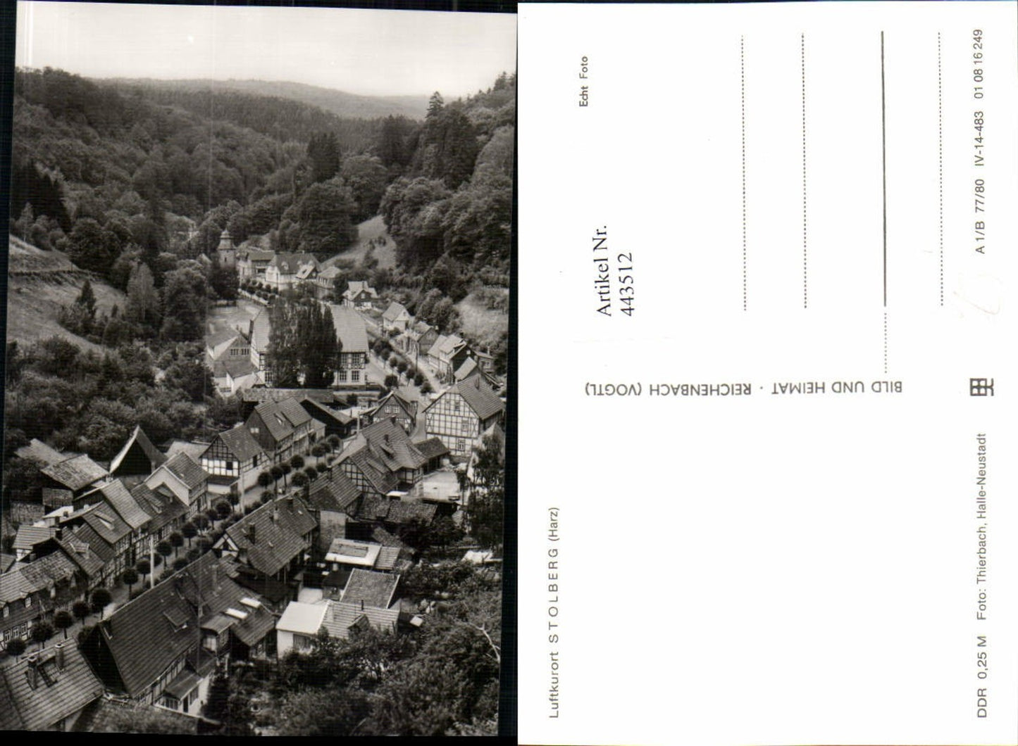 443512,Stolberg im Harz Totale pub VEB