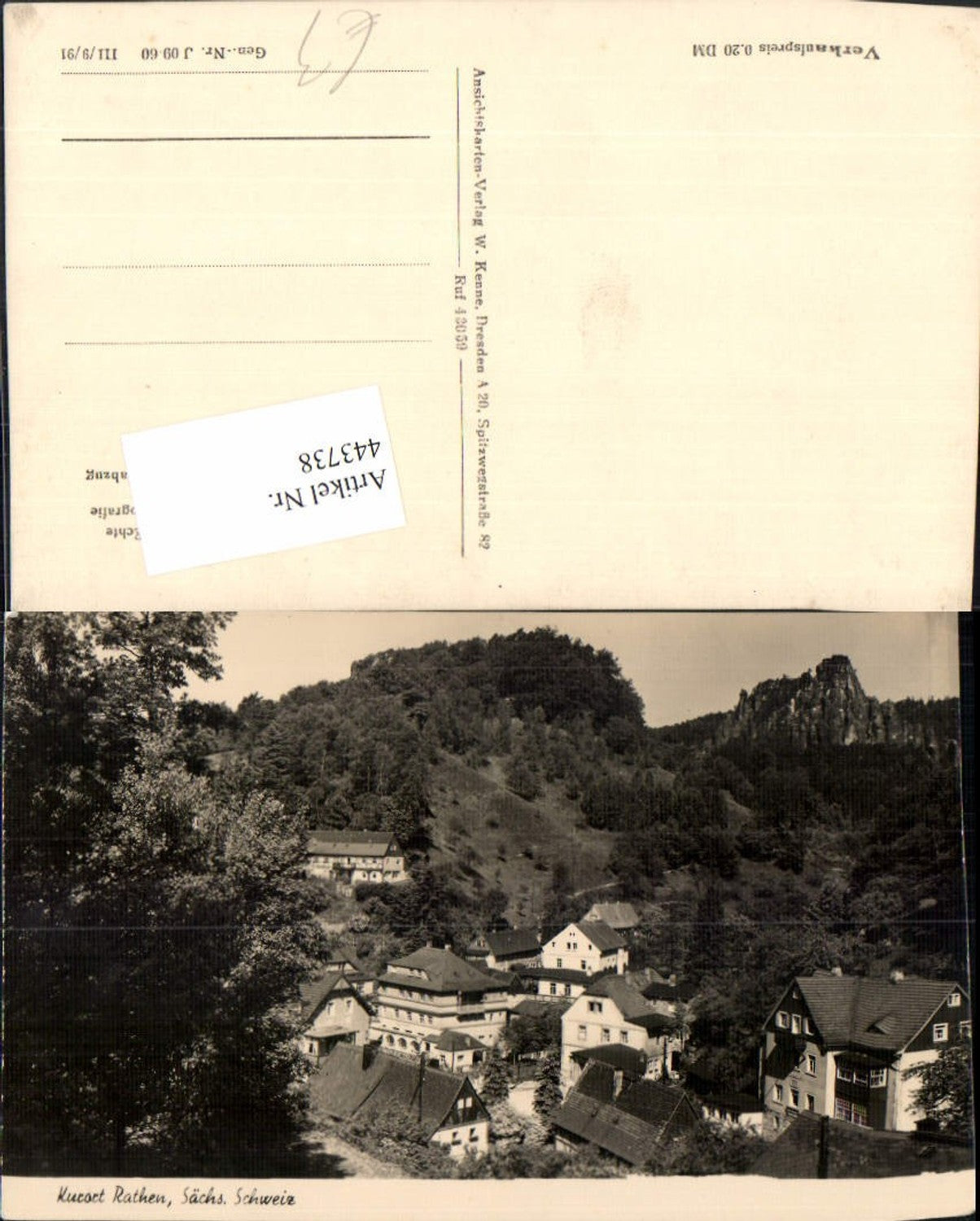 443738,Sächsische Schweiz Rathen Teilansicht