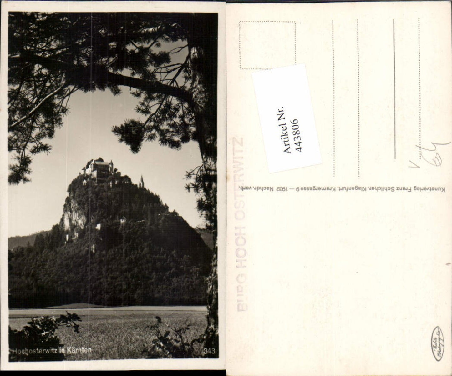 443806,Burg Hochosterwitz b. St. Georgen am Längsee pub Franz Schilcher 343