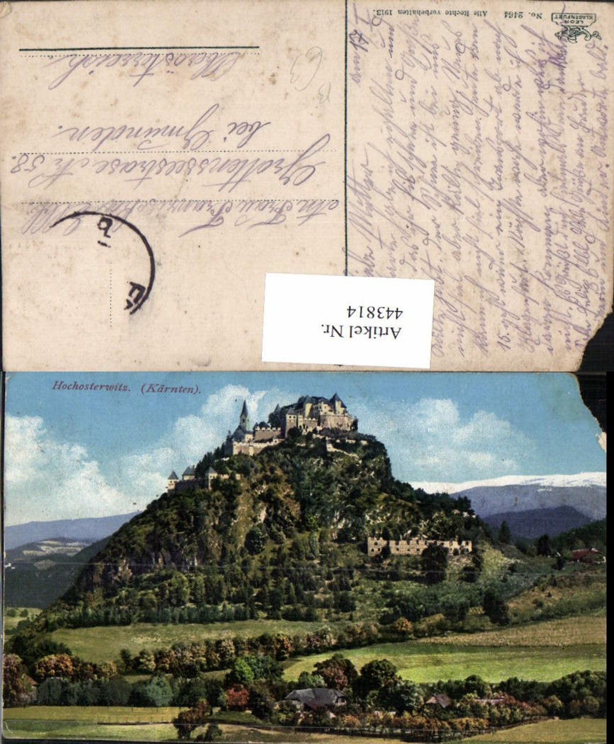 443814,Burg Hochosterwitz b. St. Georgen am Längsee