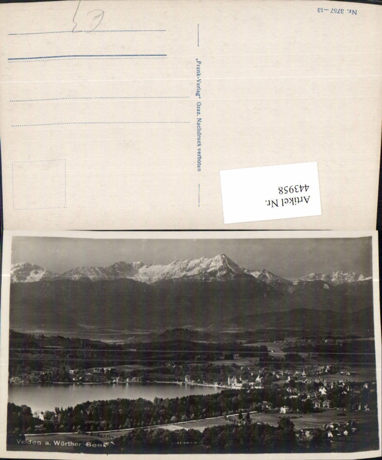 443958,Velden am Wörthersee Totale Bergkulisse
