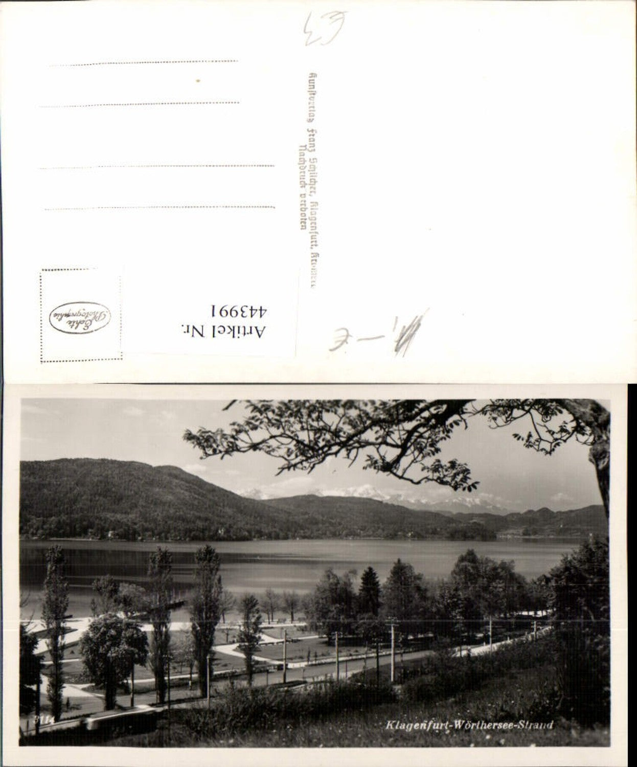 443991,Klagenfurt am Wörthersee Strandbad pub Franz Schilcher 3114