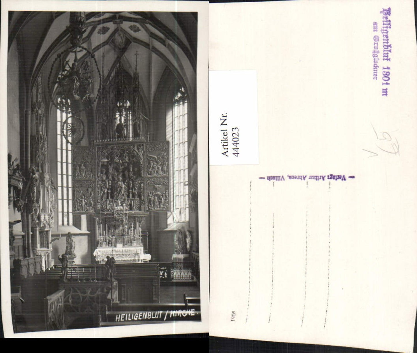444023,Heiligenblut Kirche Innenansicht pub Arthur Ahrens
