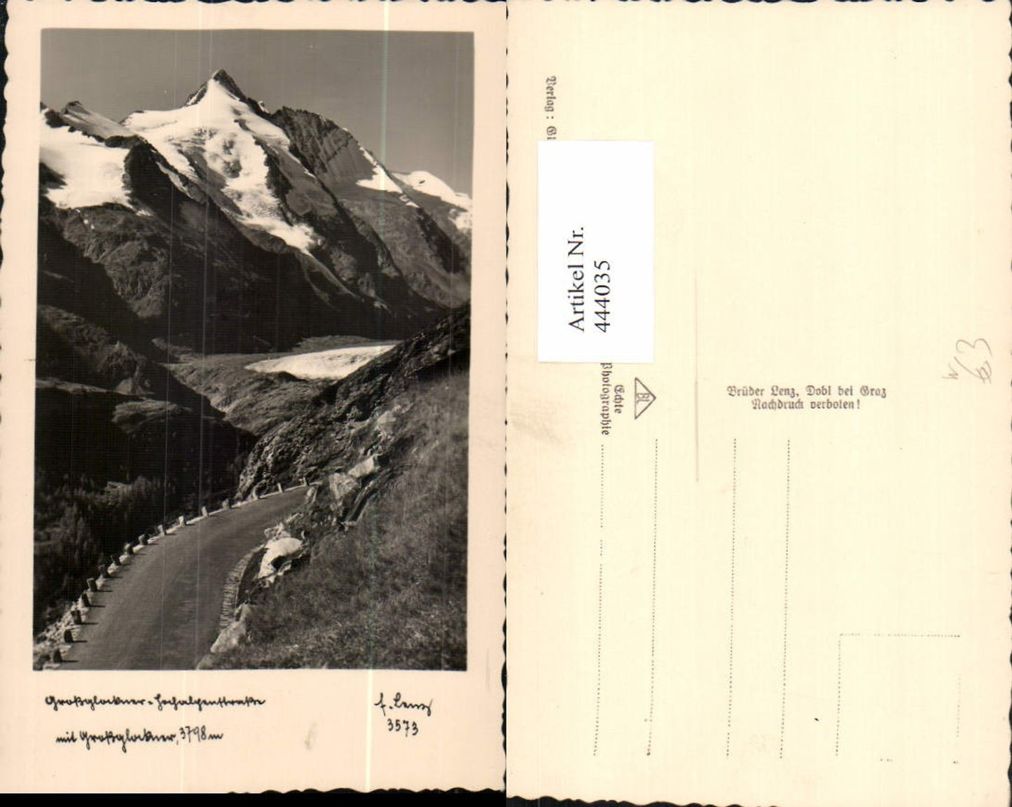 444035,Großglockner Hochalpenstraße b. Heiligenblut Bergkulisse