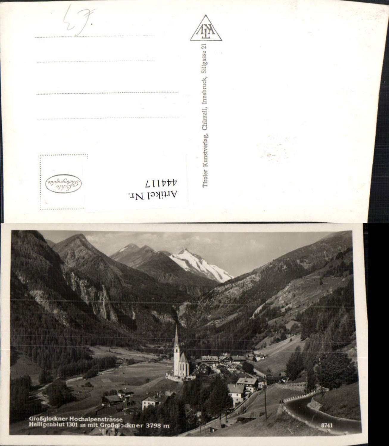 444117,Heiligenblut Totale m. Großglockner Bergkulisse