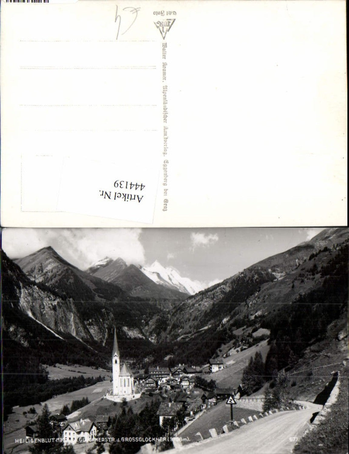 444139,Heiligenblut Totale m. Großglockner Bergkulisse