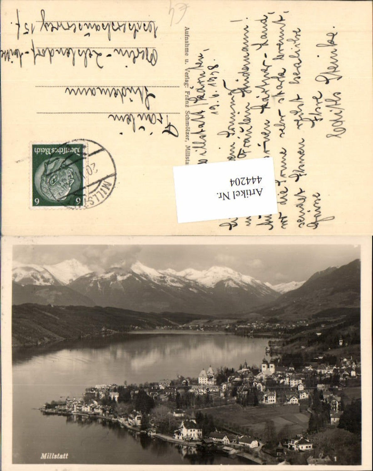 444204,Millstatt am See Totale Bergkulisse